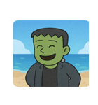 海のフランケンシュタイン@SFW（個別スタンプ：1）