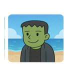 海のフランケンシュタイン@SFW（個別スタンプ：3）