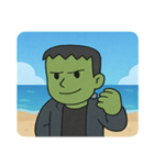 海のフランケンシュタイン@SFW（個別スタンプ：4）