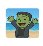 海のフランケンシュタイン@SFW（個別スタンプ：5）