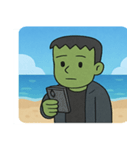 海のフランケンシュタイン@SFW（個別スタンプ：9）