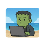 海のフランケンシュタイン@SFW（個別スタンプ：13）