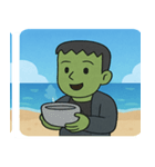 海のフランケンシュタイン@SFW（個別スタンプ：14）