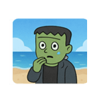 海のフランケンシュタイン@SFW（個別スタンプ：21）