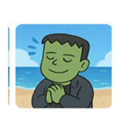 海のフランケンシュタイン@SFW（個別スタンプ：22）