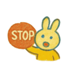 『いっしょに過ごそ』やさしいクレヨン（個別スタンプ：23）