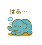 『いっしょに過ごそ』やさしいクレヨン（個別スタンプ：32）
