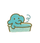 『いっしょに過ごそ』ふんわりクレヨン（個別スタンプ：6）