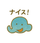 『いっしょに過ごそ』ふんわりクレヨン（個別スタンプ：30）