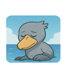 海のハシビロコウ@SFW（個別スタンプ：3）