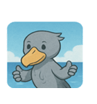 海のハシビロコウ@SFW（個別スタンプ：4）