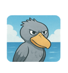 海のハシビロコウ@SFW（個別スタンプ：18）