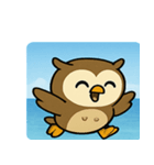 海のフクロウ@SFW（個別スタンプ：1）