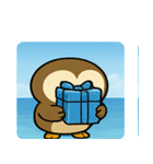 海のフクロウ@SFW（個別スタンプ：3）