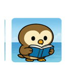 海のフクロウ@SFW（個別スタンプ：6）