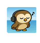 海のフクロウ@SFW（個別スタンプ：13）