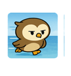 海のフクロウ@SFW（個別スタンプ：15）