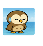 海のフクロウ@SFW（個別スタンプ：16）