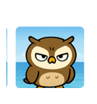 海のフクロウ@SFW（個別スタンプ：18）