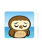 海のフクロウ@SFW（個別スタンプ：19）