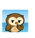 海のフクロウ@SFW（個別スタンプ：20）