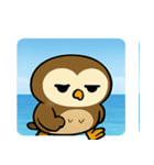 海のフクロウ@SFW（個別スタンプ：23）