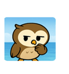 海のフクロウ@SFW（個別スタンプ：24）