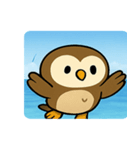 海のフクロウ@SFW（個別スタンプ：25）