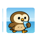 海のフクロウ@SFW（個別スタンプ：30）