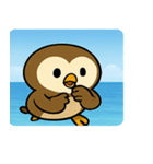 海のフクロウ@SFW（個別スタンプ：32）