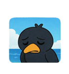 海のカラス@SFW（個別スタンプ：1）