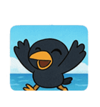 海のカラス@SFW（個別スタンプ：3）