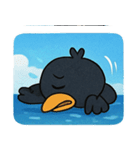 海のカラス@SFW（個別スタンプ：6）