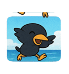 海のカラス@SFW（個別スタンプ：7）
