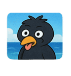 海のカラス@SFW（個別スタンプ：15）