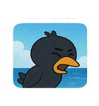 海のカラス@SFW（個別スタンプ：21）