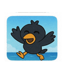 海のカラス@SFW（個別スタンプ：24）