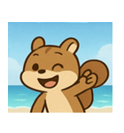 海のリス@SFW（個別スタンプ：30）