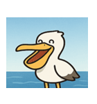 海のペリカン@SFW（個別スタンプ：18）