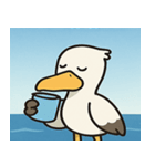 海のペリカン@SFW（個別スタンプ：22）