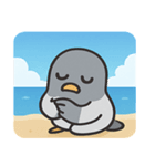 海のハト@SFW（個別スタンプ：3）