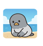 海のハト@SFW（個別スタンプ：4）