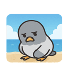 海のハト@SFW（個別スタンプ：7）