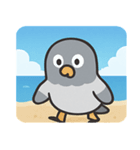 海のハト@SFW（個別スタンプ：9）