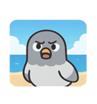 海のハト@SFW（個別スタンプ：18）