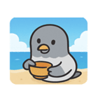 海のハト@SFW（個別スタンプ：30）