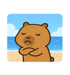 海のカピバラ2@SFW（個別スタンプ：6）