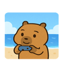 海のカピバラ2@SFW（個別スタンプ：12）