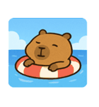 海のカピバラ2@SFW（個別スタンプ：15）