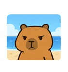 海のカピバラ2@SFW（個別スタンプ：18）